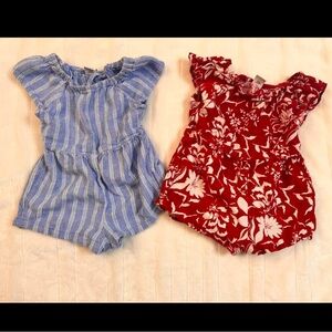 6-12 months rompers Old Navy Bundle